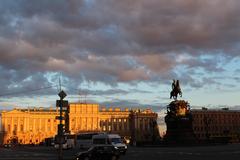 White nights in Saint Petersburg