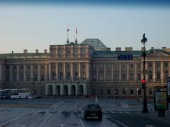 Mariinsky Palace in the autumn evening, 2011