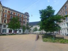 Dantes Plads Square in Vesterbro, Copenhagen