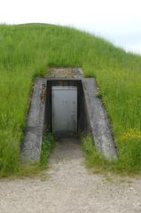 Front view of connecting door in infantry quarters