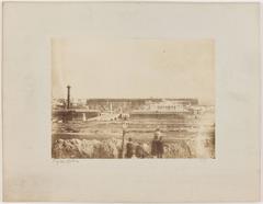 Construction of the Palais du Trocadéro, 16th arrondissement, Paris