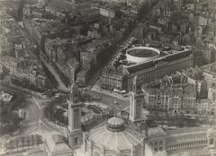 Aerial view of Langres, France