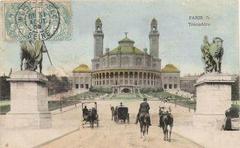 Historical view of the Entrance to the Trocadéro in Paris, 1905