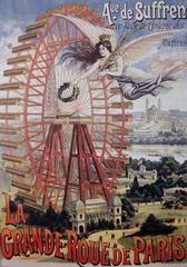 Poster advertisement for the Grande Roue de Paris