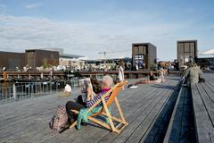 Ofelia Plads at the harbor in Copenhagen