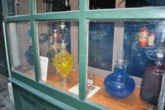 Window of the Pharmacy Museum in Vieux Carre Historic District