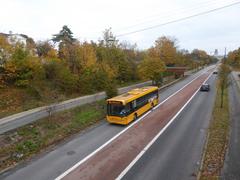 Movia bus line 164 on Tuborgvej in Hellerup, Copenhagen