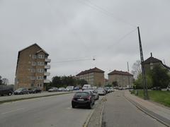 Tuborgvej street in Nordvest, Copenhagen