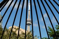 CN Tower from the Toronto Music Garden