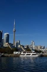 Toronto Music Garden with CN Tower and Charter Miss Toronto