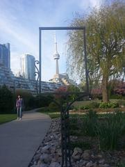 Toronto Music Garden with autumn foliage