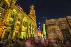 Moaz Street in Old Cairo at night