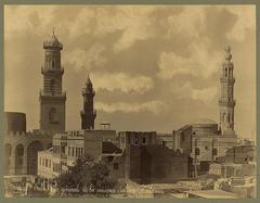 General view of the Sultan Kalaoun Mosque in Cairo