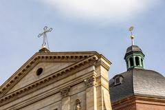 Roof of the former Dominikanerkirche in Münster, North Rhine-Westphalia, Germany