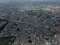 Aerial view of Central London