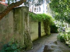 Inner face of the east wall of St Dunstan-in-the-East Church