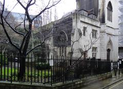 St Dunstan in the East church in the eastern part of London