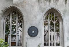 Plaque, St Dunstan in the East, St Dunstan's Hill, London