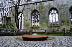 Ruined church in the City of London