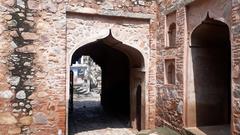 Inside the Rani Laxmibai's Jhansi Fort in Jhansi, Uttar Pradesh