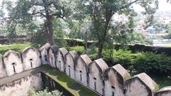 Inside view of Rani Laxmibai's Jhansi Fort