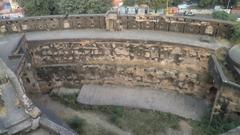 Pavement in Jhansi Fort