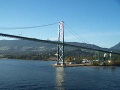 Lions' Gate Bridge in Vancouver, British Columbia, Canada