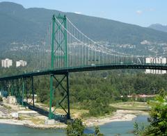 Lions Gate Bridge in Vancouver, Canada