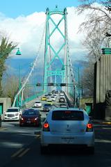 Lions Gate Bridge along BC99 north road