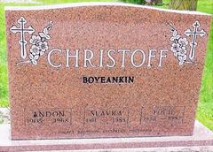 Grave of Andon Christoff Boyeankin in Detroit