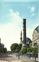 Constantinople Burned Column of Constantin postcard