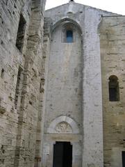 Cathédrale St-Pierre de Maguelone western façade and portal