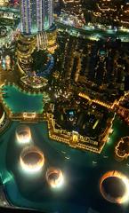 Dubai Fountain view from Burj Khalifa