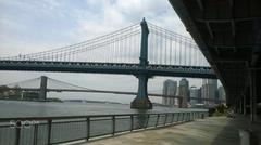 FDR Drive with bridge over water in New York