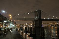 Brooklyn Bridge and Manhattan Bridge skyline