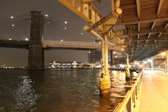 Brooklyn Bridge and Manhattan Bridge view