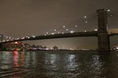 Brooklyn Bridge and Manhattan Bridge view