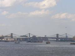 Brooklyn Bridge and the Manhattan Bridge on the East River