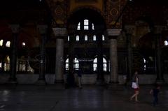 panoramic view of the Hagia Sophia in Istanbul