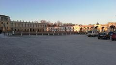 Villa Contarini right wing and semicircle from the square