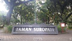 Taman Suropati in Menteng, Jakarta