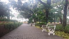 benches at Taman Suropati