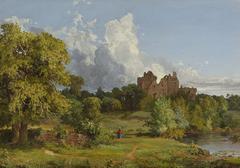 Doune Castle painting by Jasper Francis Cropsey