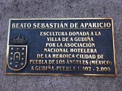 Monument of Blessed Sebastian de Aparicio in A Gudiña, Galicia