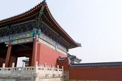 Great Wall of China covered in snow