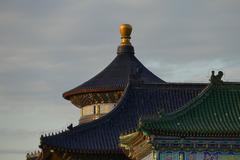 Temple of Heaven in Beijing with clear blue sky