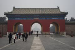 Gate before the Temple of Heaven in Beijing