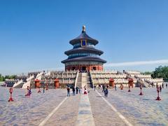 The Hall of Prayer for Good Harvests at the Temple of Heaven Park, Beijing