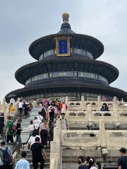 Ambassador Nicholas Burns visiting the Ming Dynasty Temple of Heaven in Beijing on a beautiful afternoon