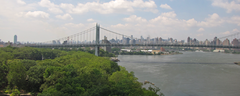 Queens-Wards Island span of the Triborough Bridge over the East River in New York City